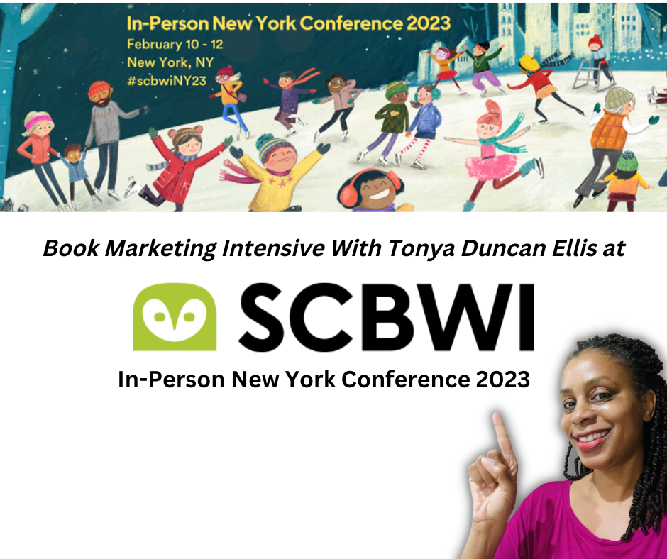 Tonya Duncan Ellis at SCBWI 2023 Winter Conference in New York! Tonya